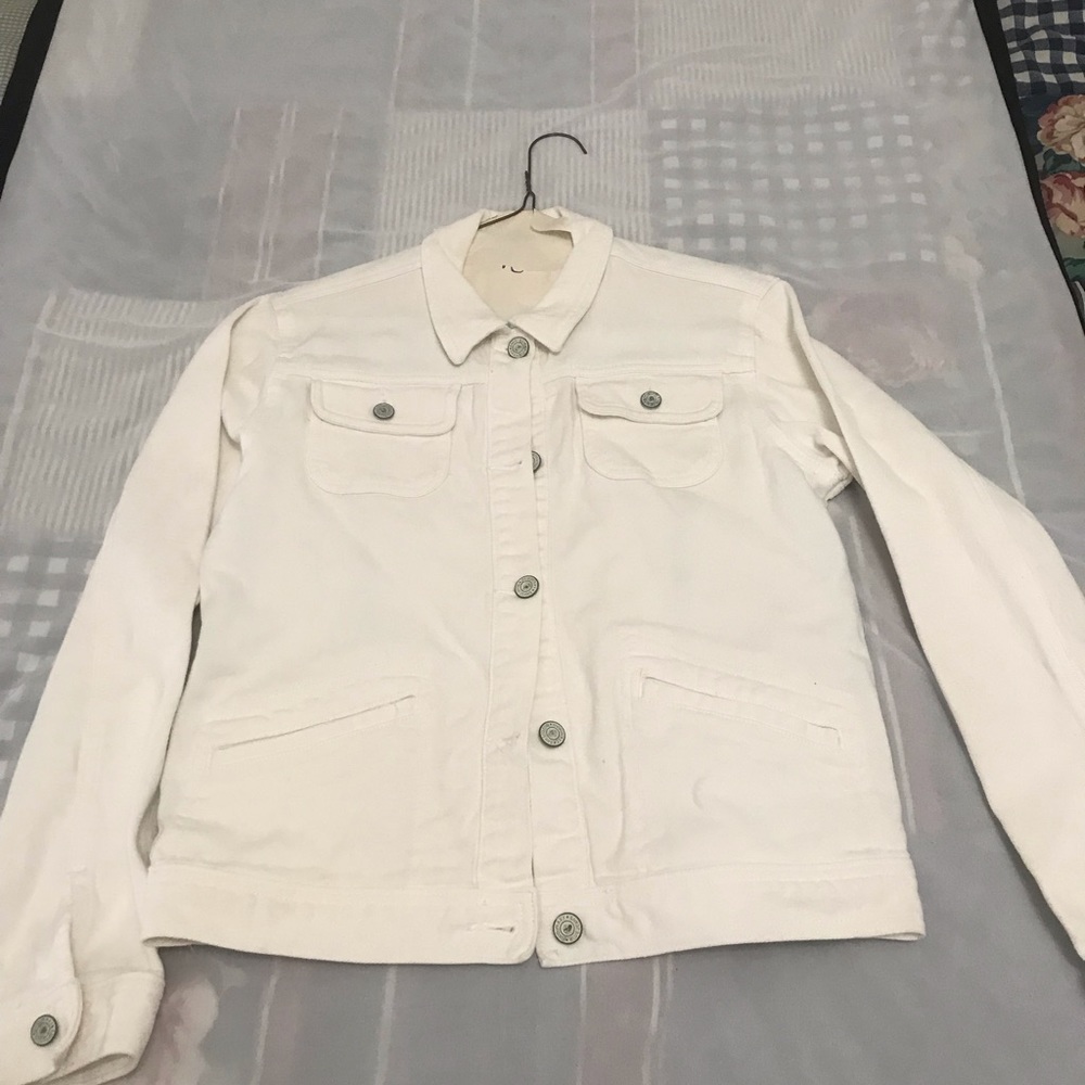 Old Navy White Denim Jacket